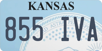 KS license plate 855IVA