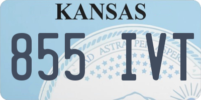 KS license plate 855IVT