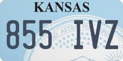 KS license plate 855IVZ