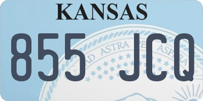 KS license plate 855JCQ