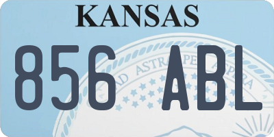 KS license plate 856ABL