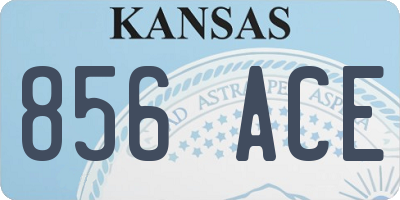 KS license plate 856ACE