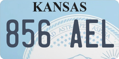 KS license plate 856AEL
