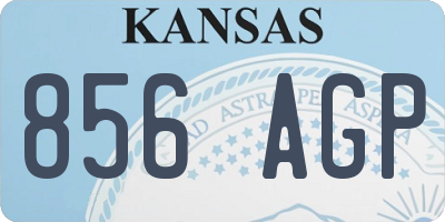 KS license plate 856AGP