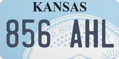 KS license plate 856AHL