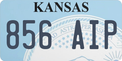 KS license plate 856AIP