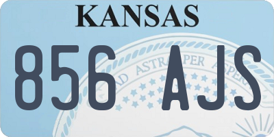 KS license plate 856AJS