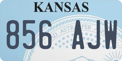 KS license plate 856AJW