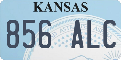 KS license plate 856ALC
