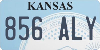 KS license plate 856ALY