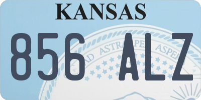 KS license plate 856ALZ