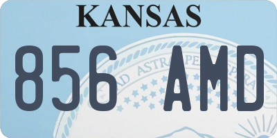 KS license plate 856AMD