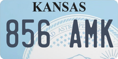 KS license plate 856AMK