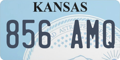 KS license plate 856AMQ