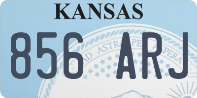 KS license plate 856ARJ