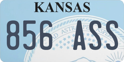 KS license plate 856ASS