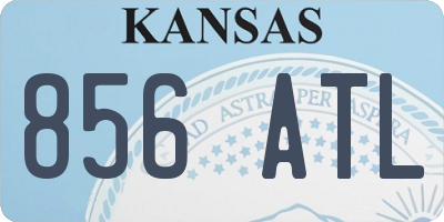 KS license plate 856ATL