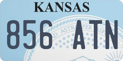 KS license plate 856ATN