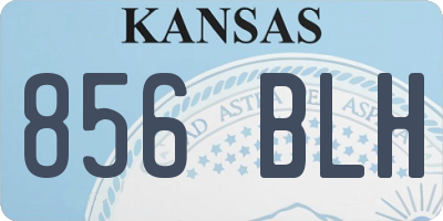 KS license plate 856BLH