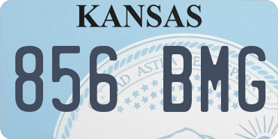 KS license plate 856BMG