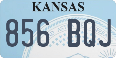 KS license plate 856BQJ