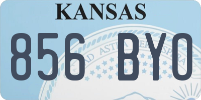 KS license plate 856BYO