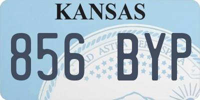 KS license plate 856BYP