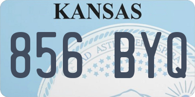 KS license plate 856BYQ