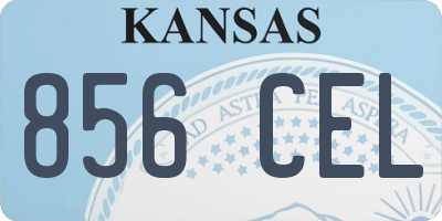 KS license plate 856CEL