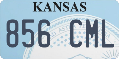 KS license plate 856CML