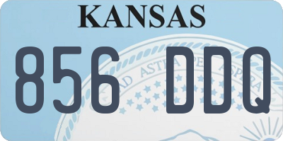 KS license plate 856DDQ