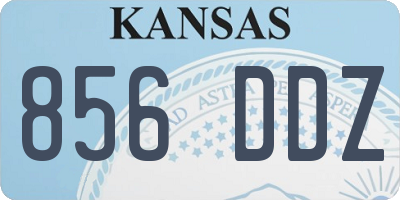KS license plate 856DDZ