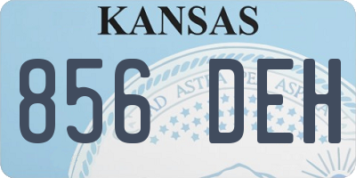 KS license plate 856DEH