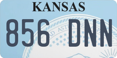 KS license plate 856DNN