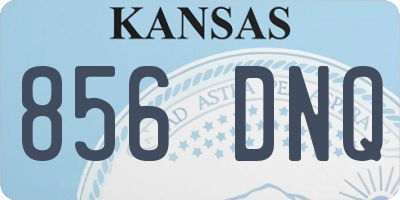 KS license plate 856DNQ