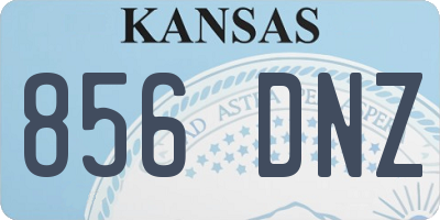 KS license plate 856DNZ