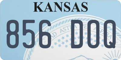 KS license plate 856DOQ