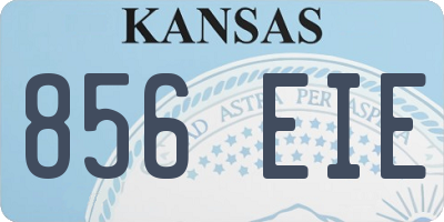 KS license plate 856EIE