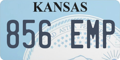 KS license plate 856EMP