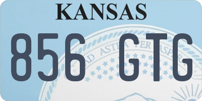 KS license plate 856GTG