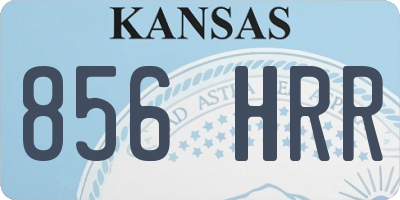 KS license plate 856HRR