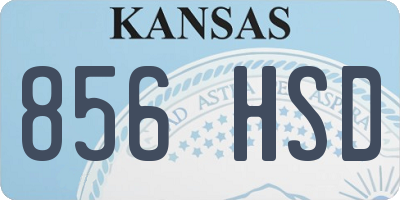 KS license plate 856HSD