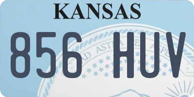 KS license plate 856HUV