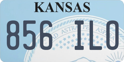 KS license plate 856ILO