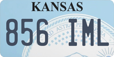 KS license plate 856IML