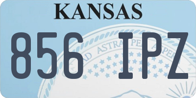KS license plate 856IPZ