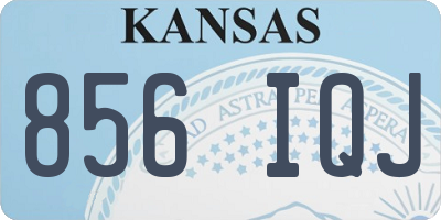 KS license plate 856IQJ