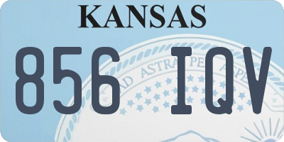 KS license plate 856IQV