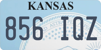KS license plate 856IQZ