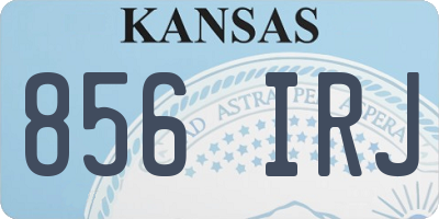 KS license plate 856IRJ